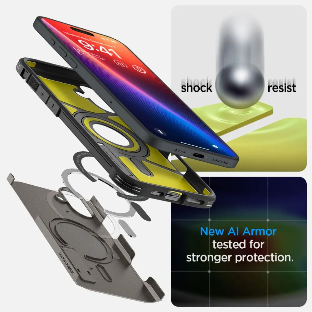 Apple iPhone 16 vāciņš  SPIGEN TOUGH ARMOR MAG MAGSAFE