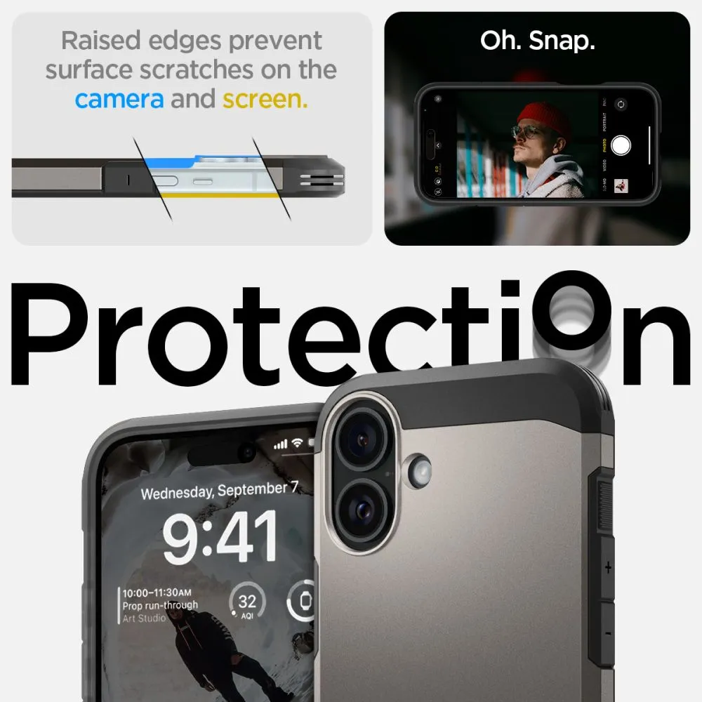 Apple iPhone 16 vāciņš  SPIGEN TOUGH ARMOR MAG MAGSAFE