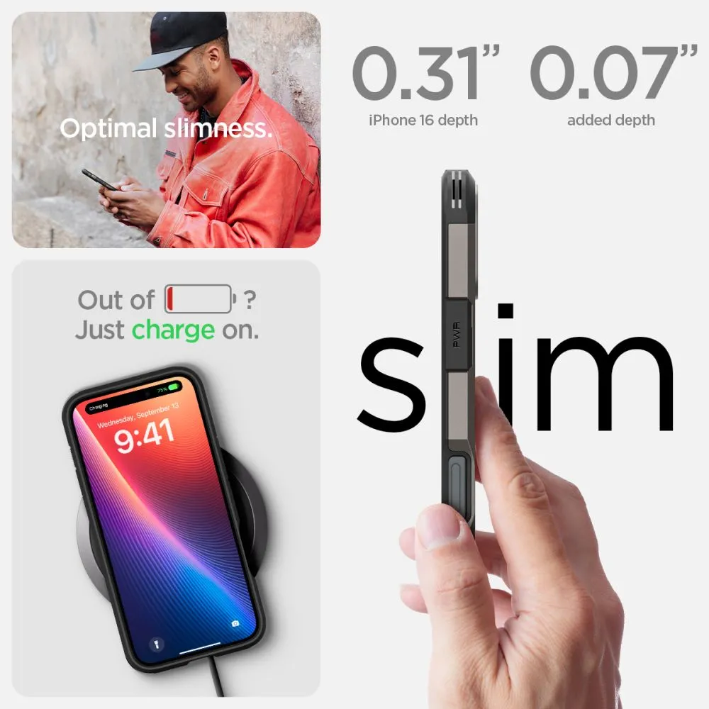 Apple iPhone 16 vāciņš  SPIGEN TOUGH ARMOR MAG MAGSAFE