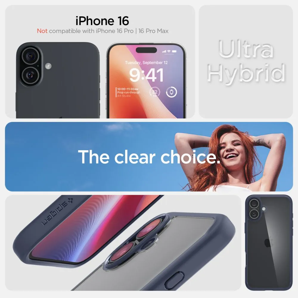 Apple iPhone 16 vāciņš  SPIGEN ULTRA HYBRID