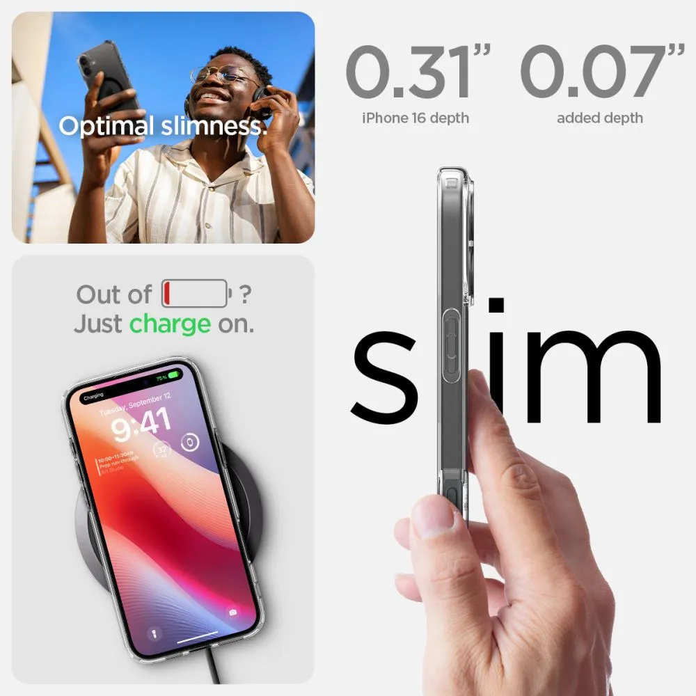 Apple iPhone 16 vāciņš  SPIGEN ULTRA HYBRID MAG MAGSAFE