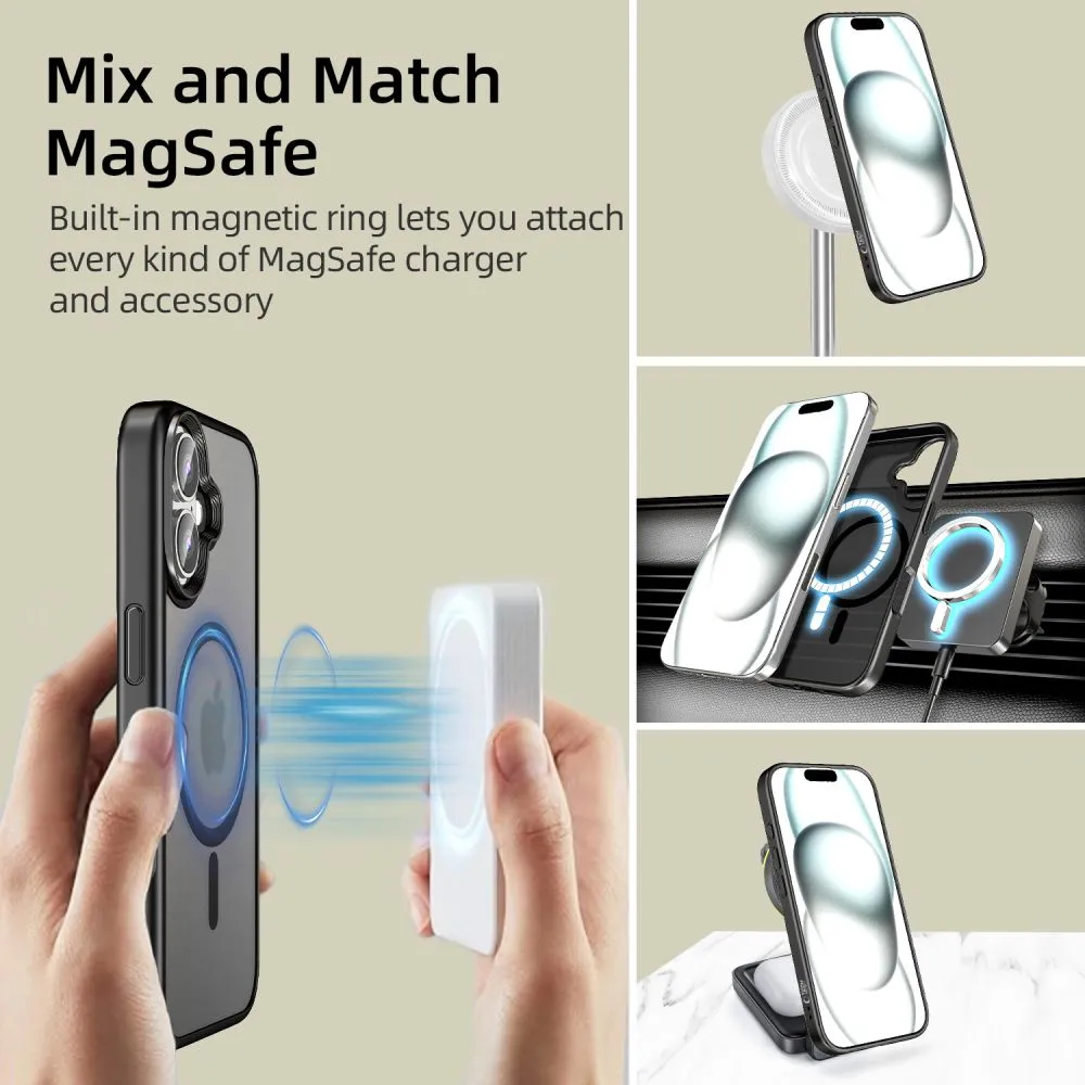 Apple iPhone 16 vāciņš  TECH-PROTECT MAGMAT MAGSAFE