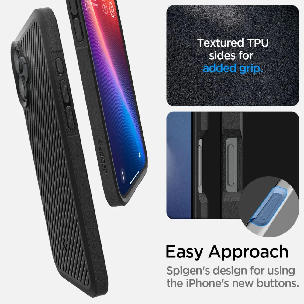Apple iPhone 16 чехол черный SPIGEN CORE ARMOR