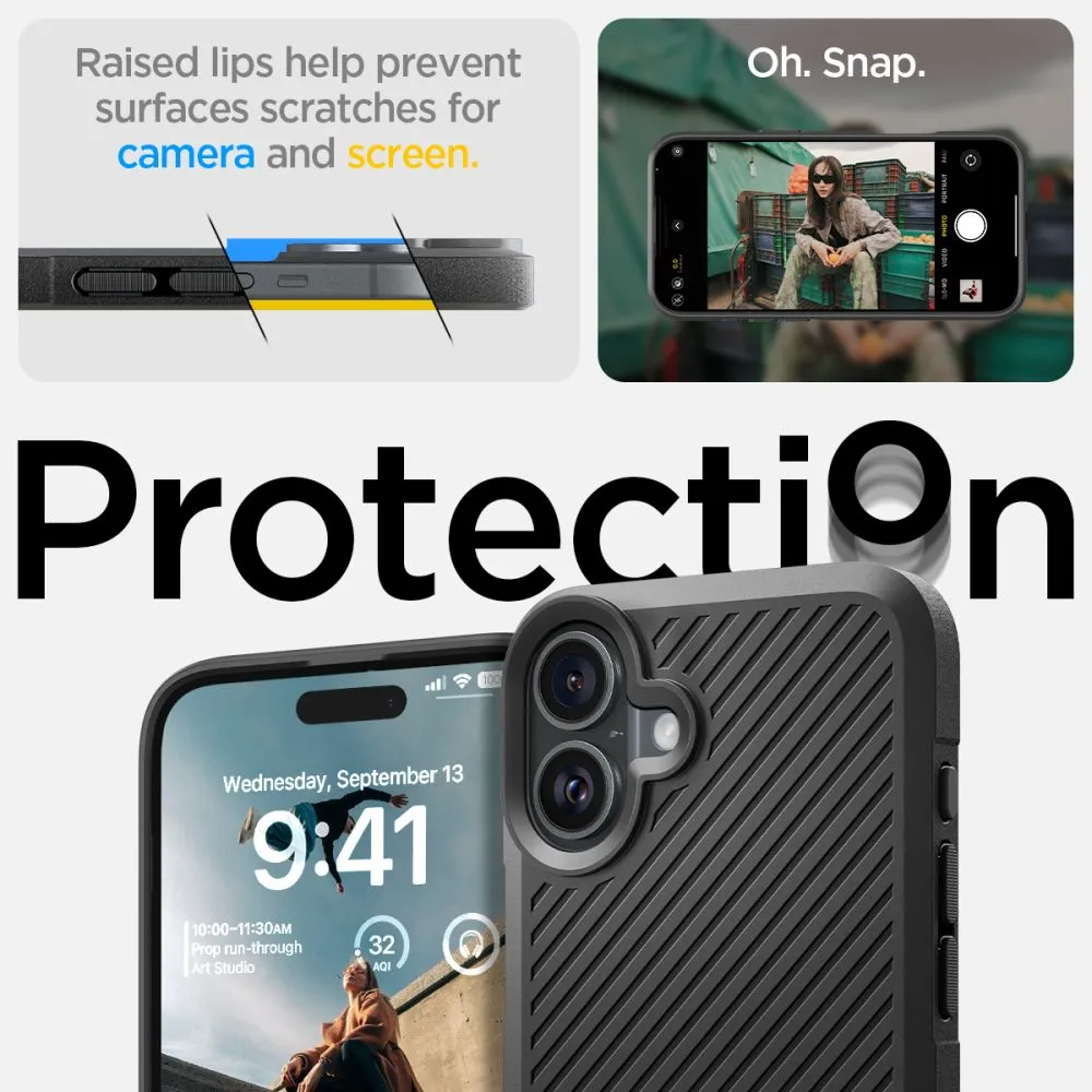 Apple iPhone 16 чехол черный SPIGEN CORE ARMOR