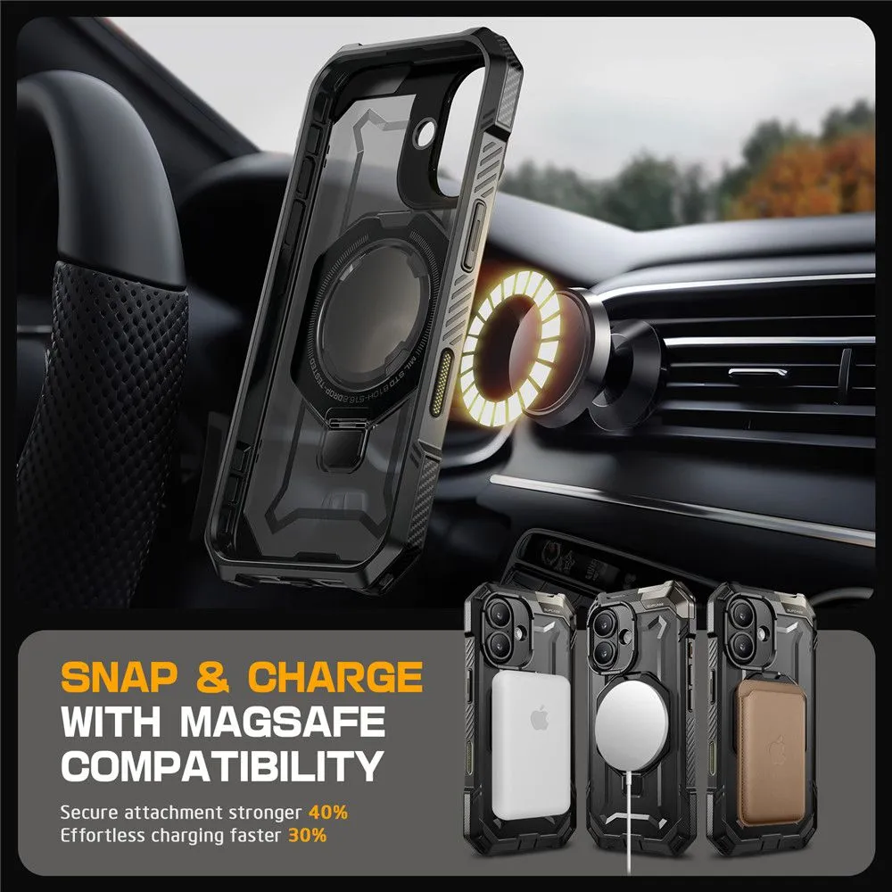 Apple iPhone 16 чехол черный SUPCASE UB GRIP MAG MAGSAFE