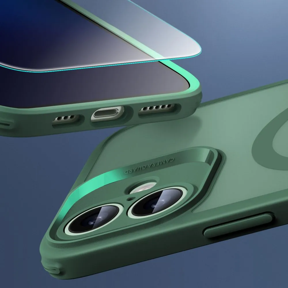 Apple iPhone 16 vāciņš zaļš ESR CLASSIC PRO SET HALOLOCK MAGSAFE