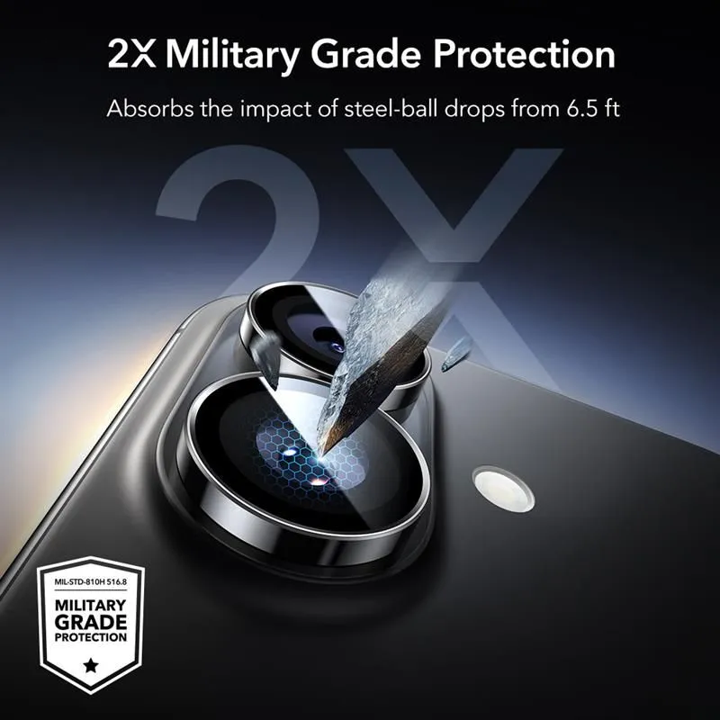 Apple iPhone 16 apsauginis stiklas  ESR ARMORITE CAMERA PROTECTOR