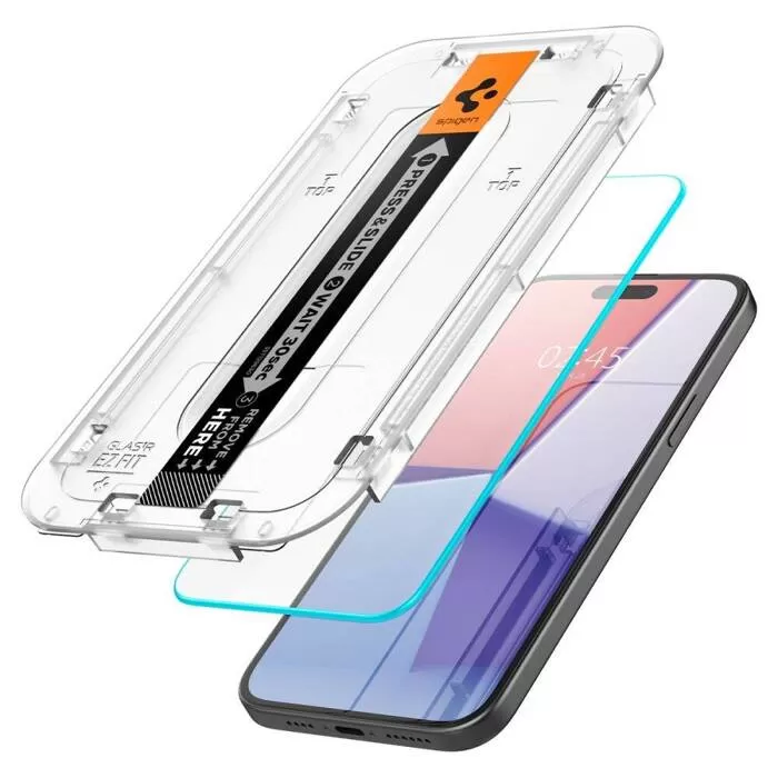 Apple iPhone 16 apsauginis stiklas  SPIGEN GLAS.TR ”EZ FIT”