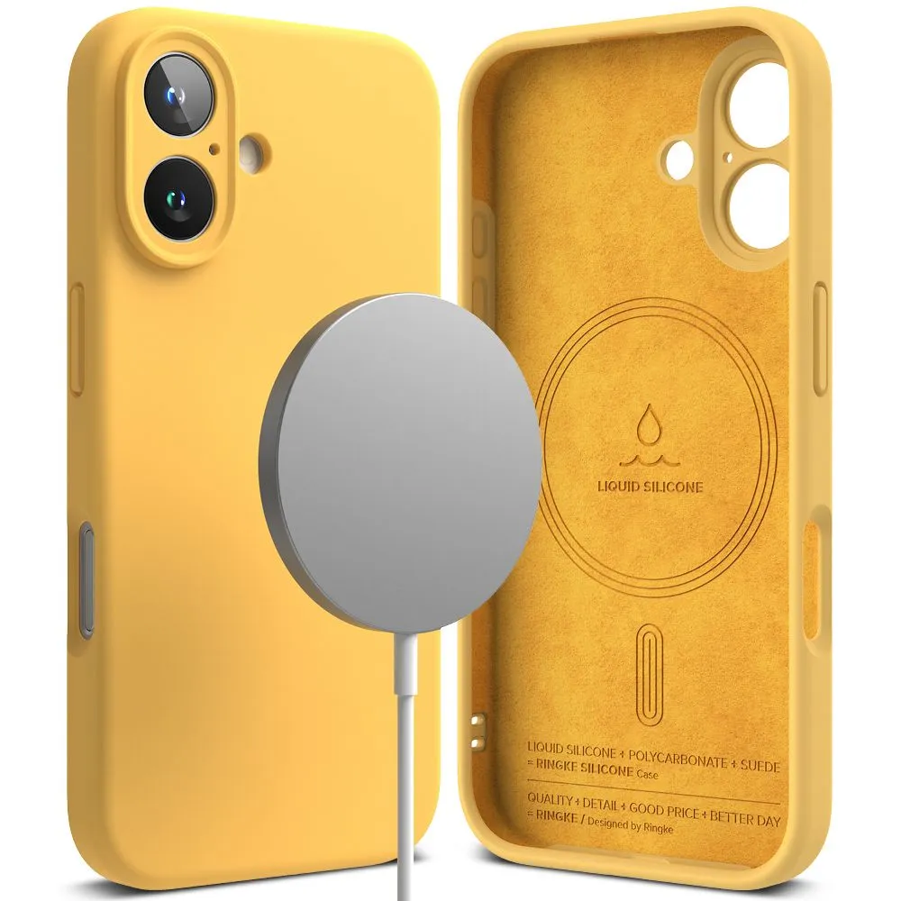 Apple iPhone 16 vāciņš  RINGKE SILICONE MAGNETIC MAGSAFE