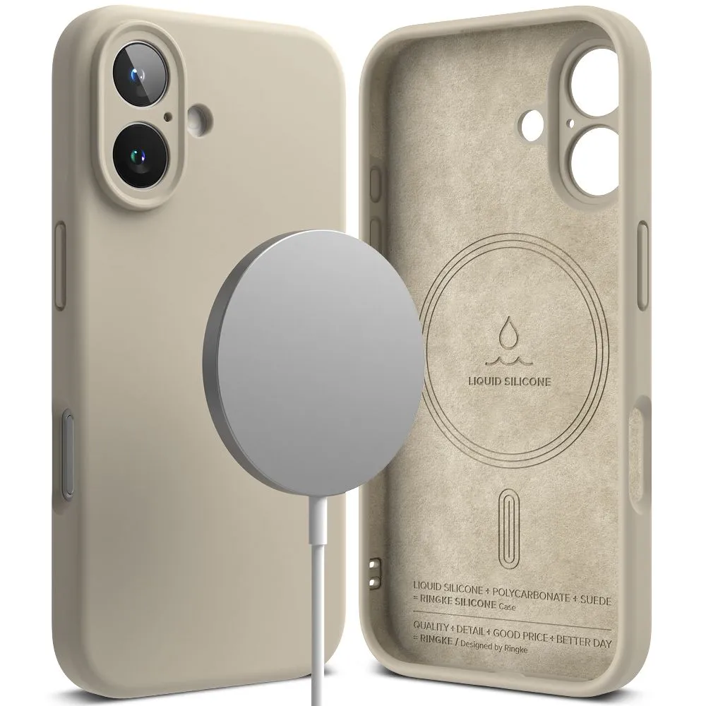 Apple iPhone 16 vāciņš  RINGKE SILICONE MAGNETIC MAGSAFE