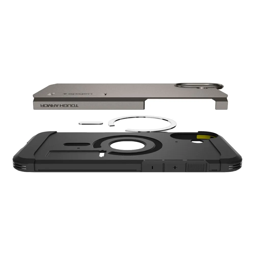 Apple iPhone 16 dėklas  SPIGEN TOUGH ARMOR MAG MAGSAFE