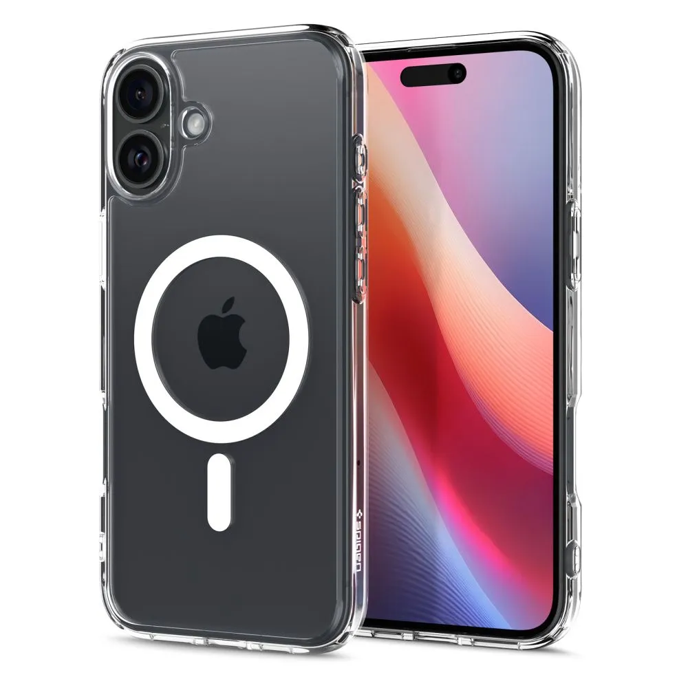 Apple iPhone 16 vāciņš caurspīdīgs SPIGEN ULTRA HYBRID MAG MAGSAFE