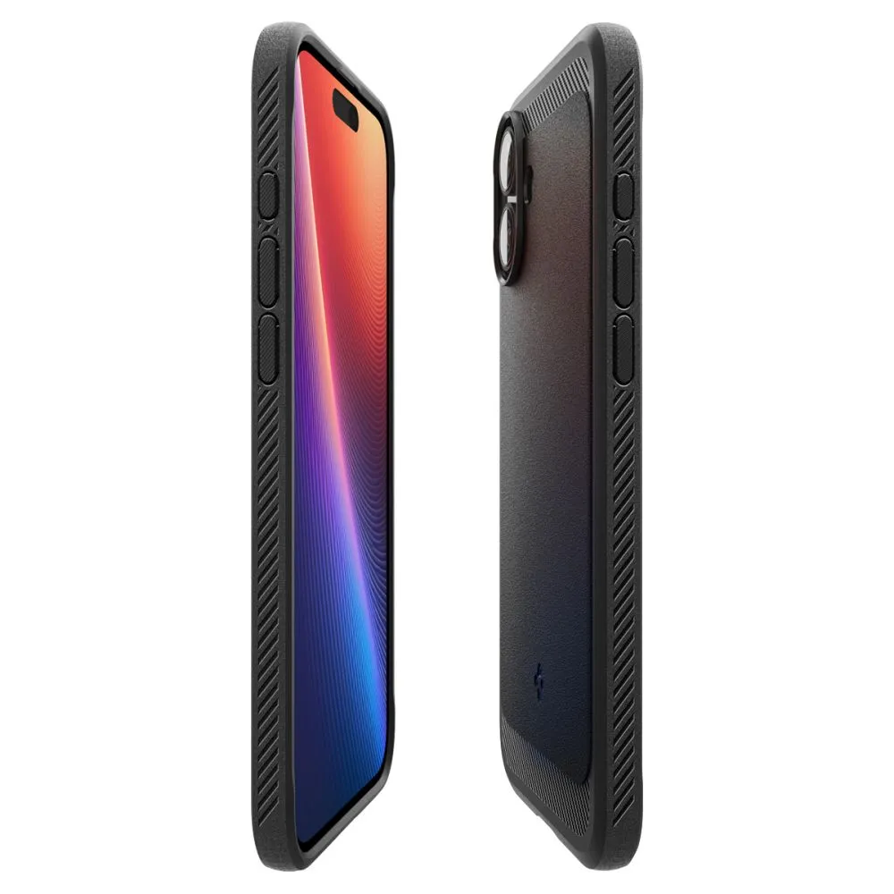 Apple iPhone 16 vāciņš melns SPIGEN RUGGED ARMOR MAG MAGSAFE