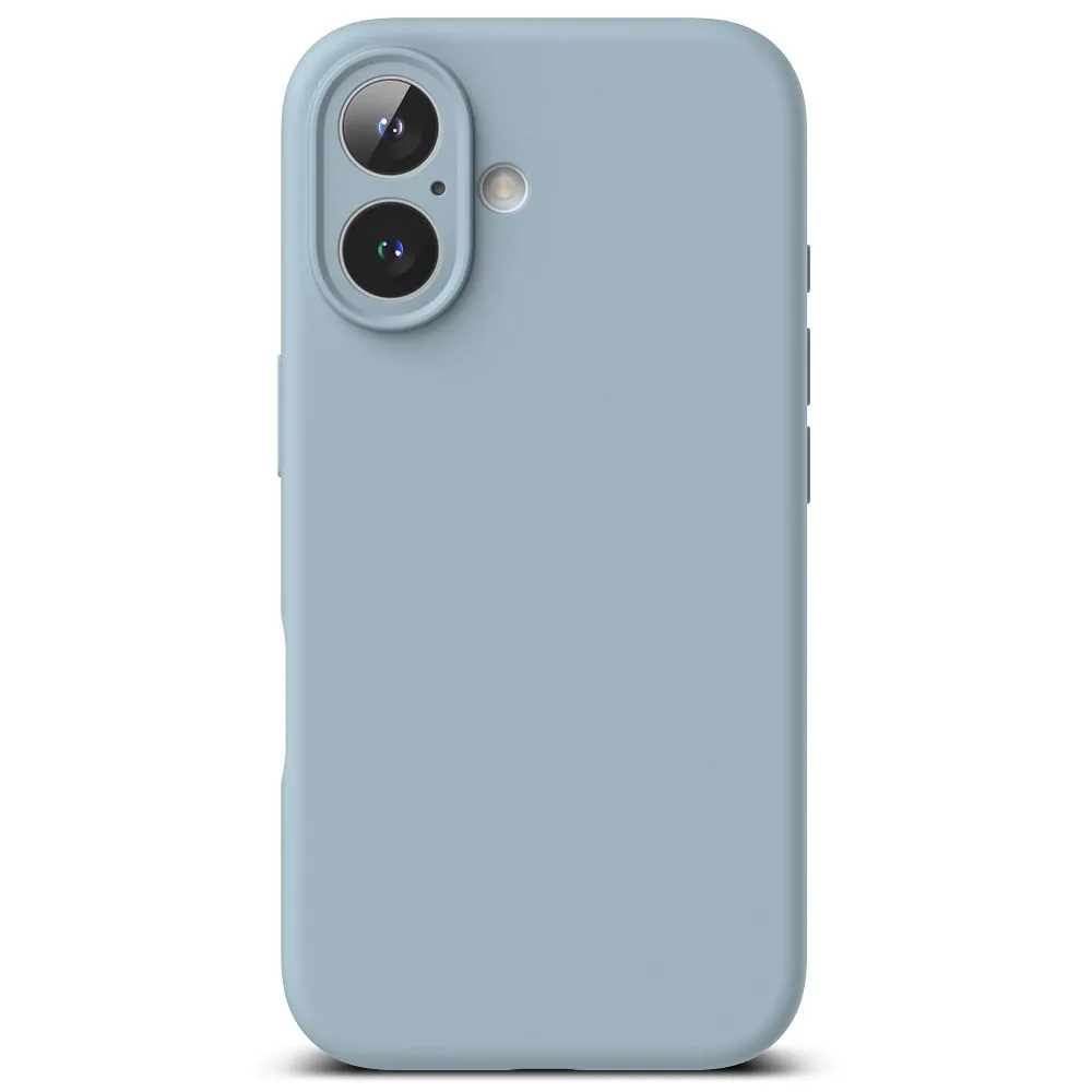 Apple iPhone 16 vāciņš zils RINGKE SILICONE MAGNETIC MAGSAFE