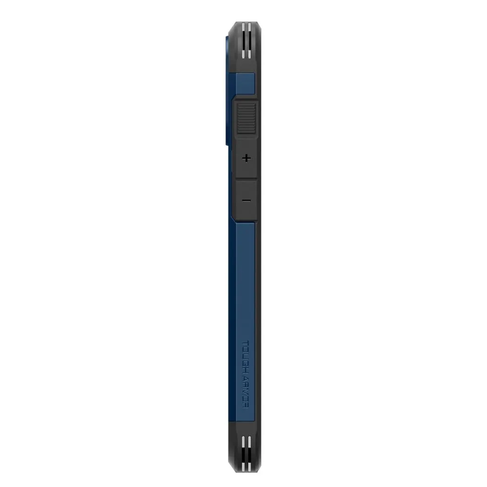 Apple iPhone 16 чехол синий SPIGEN TOUGH ARMOR MAG MAGSAFE