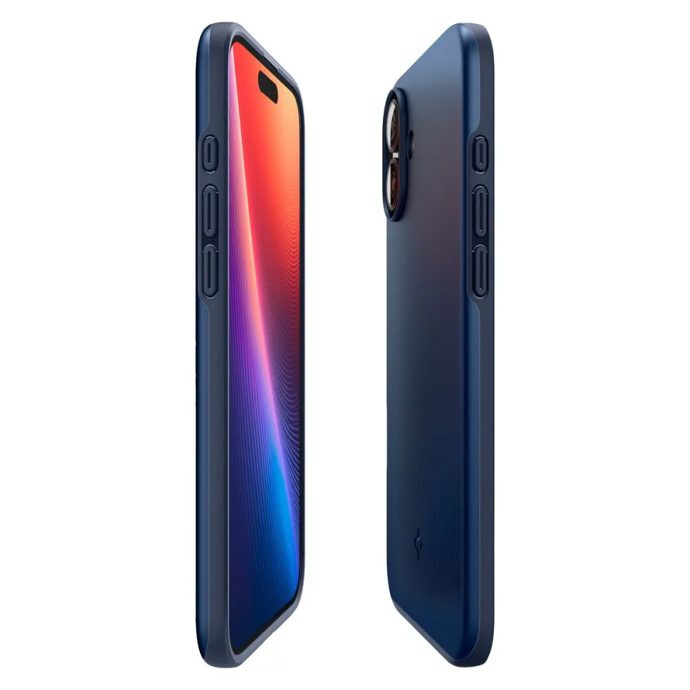 Apple iPhone 16 vāciņš zils SPIGEN THIN FIT MAG MAGSAFE