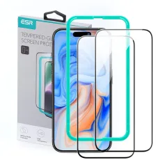 iPhone iPhone 16 apsauginis stiklas ESR TEMPERED GLASS 2-PACK Apple iPhone 16