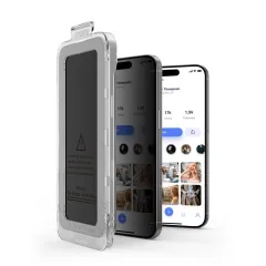 Apple iPhone 16 apsauginis stiklas  TECH-PROTECT QUICK SET SPY+ PRIVACY 2-PACK