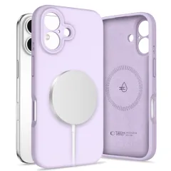 iPhone iPhone 16 vāciņš TECH-PROTECT LIQUID SILICONE MAGSAFE Apple iPhone 16