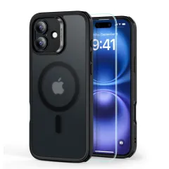 iPhone iPhone 16 vāciņš ESR CLASSIC HYBRID HALOLOCK MAGSAFE & TEMPERED GLASS Apple iPhone 16