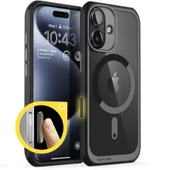 Apple iPhone 16 vāciņš melns SUPCASE UB MAG MAGSAFE