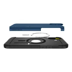 Apple iPhone 16 vāciņš zils SPIGEN TOUGH ARMOR MAG MAGSAFE