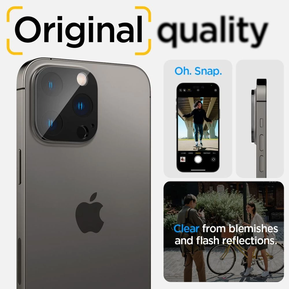Apple iPhone 16 Pro panssarilasi  SPIGEN OPTIK.TR CAMERA PROTECTOR 2-PACK