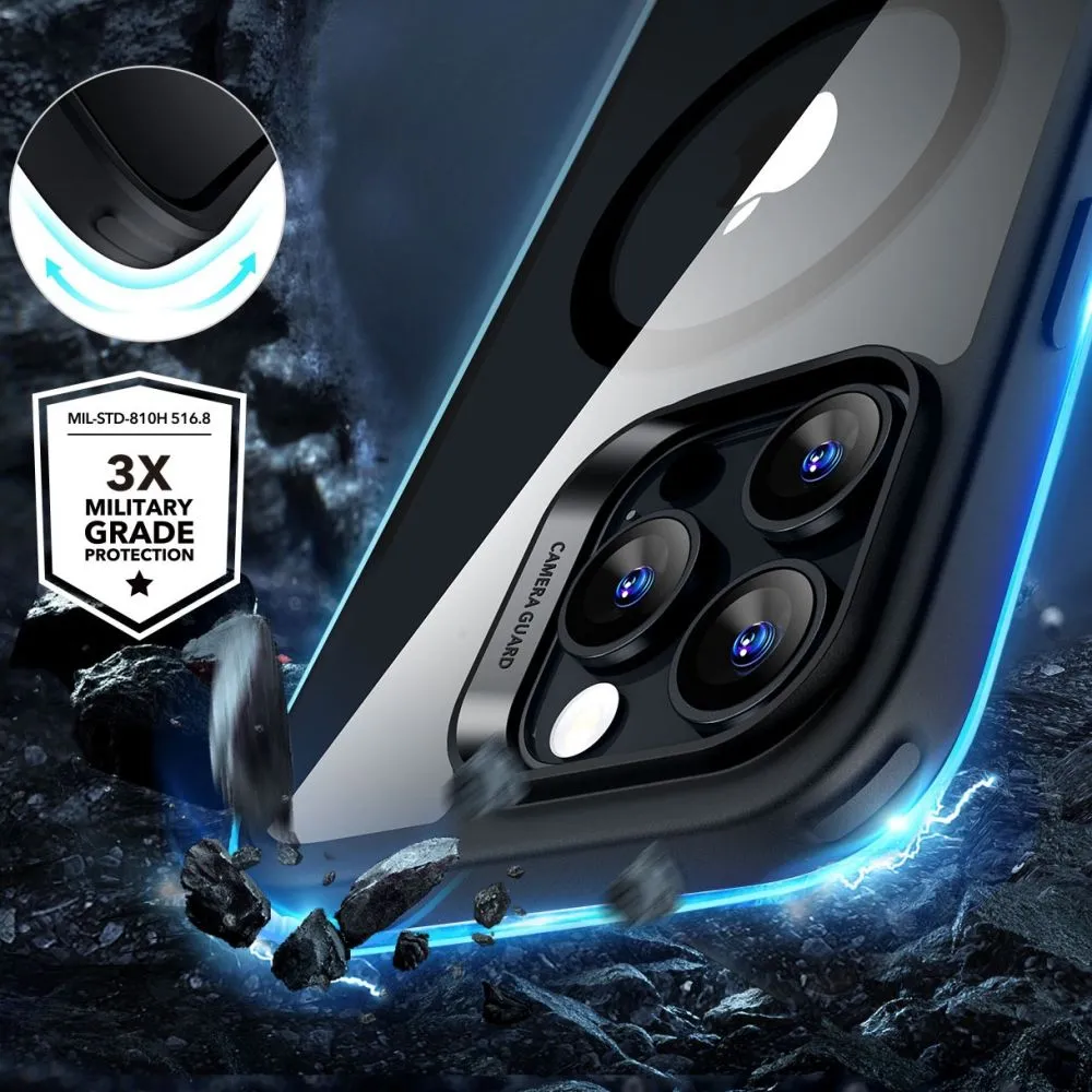 Apple iPhone 16 Pro vāciņš  ESR CLASSIC HYBRID HALOLOCK MAGSAFE & TEMPERED GLASS