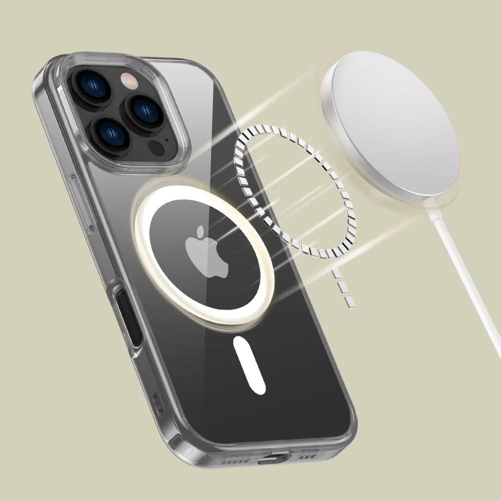 Apple iPhone 16 Pro vāciņš caurspīdīgs TECH-PROTECT FLEXAIR HYBRID MAGSAFE