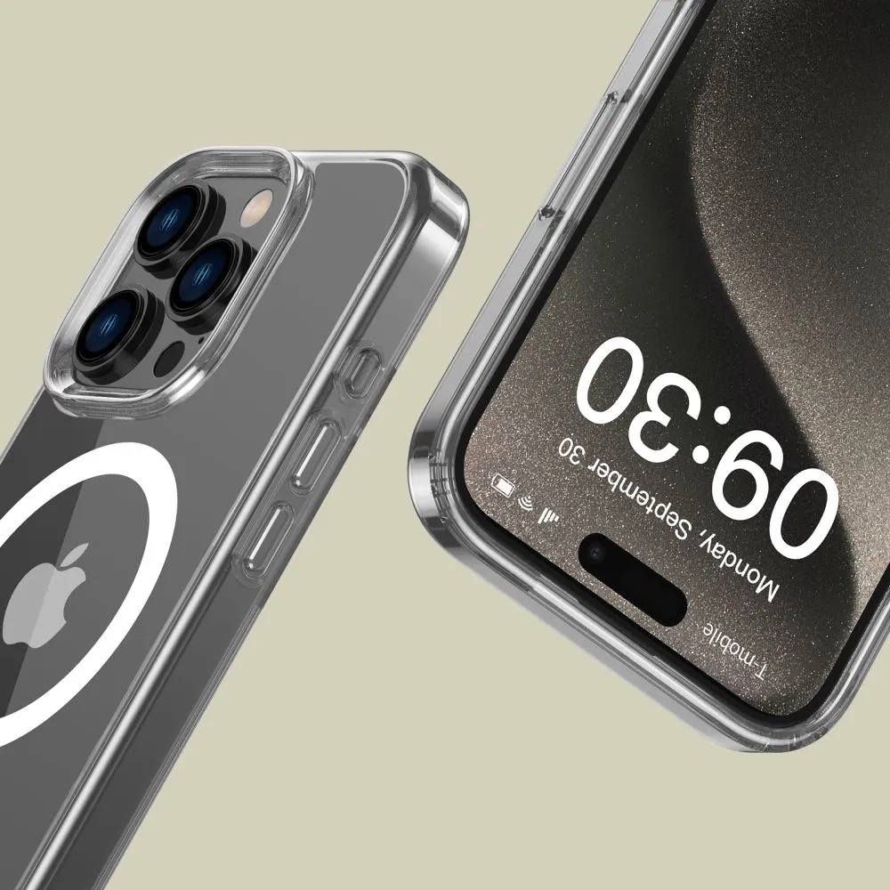 Apple iPhone 16 Pro vāciņš caurspīdīgs TECH-PROTECT FLEXAIR HYBRID MAGSAFE
