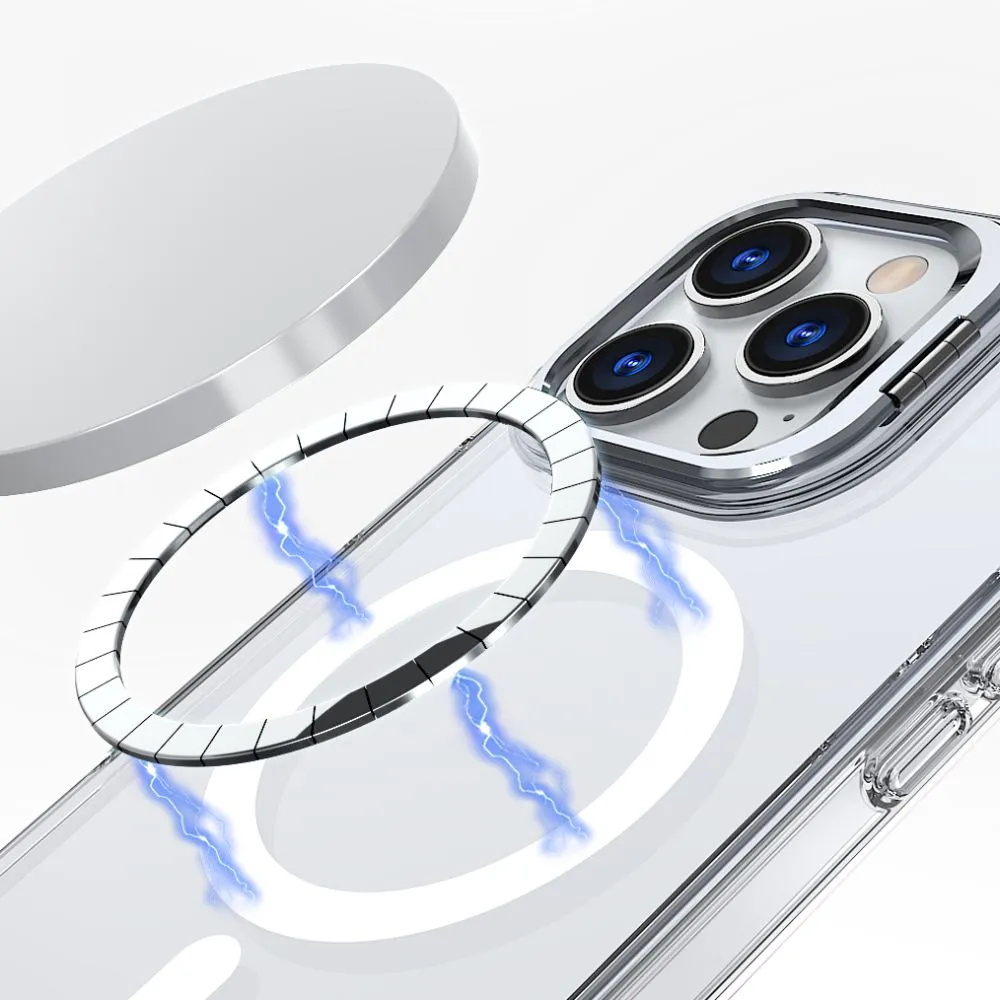 Apple iPhone 16 Pro vāciņš caurspīdīgs TECH-PROTECT MAGSTAND MAGSAFE