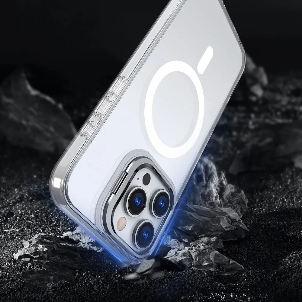 Apple iPhone 16 Pro vāciņš caurspīdīgs TECH-PROTECT MAGSTAND MAGSAFE