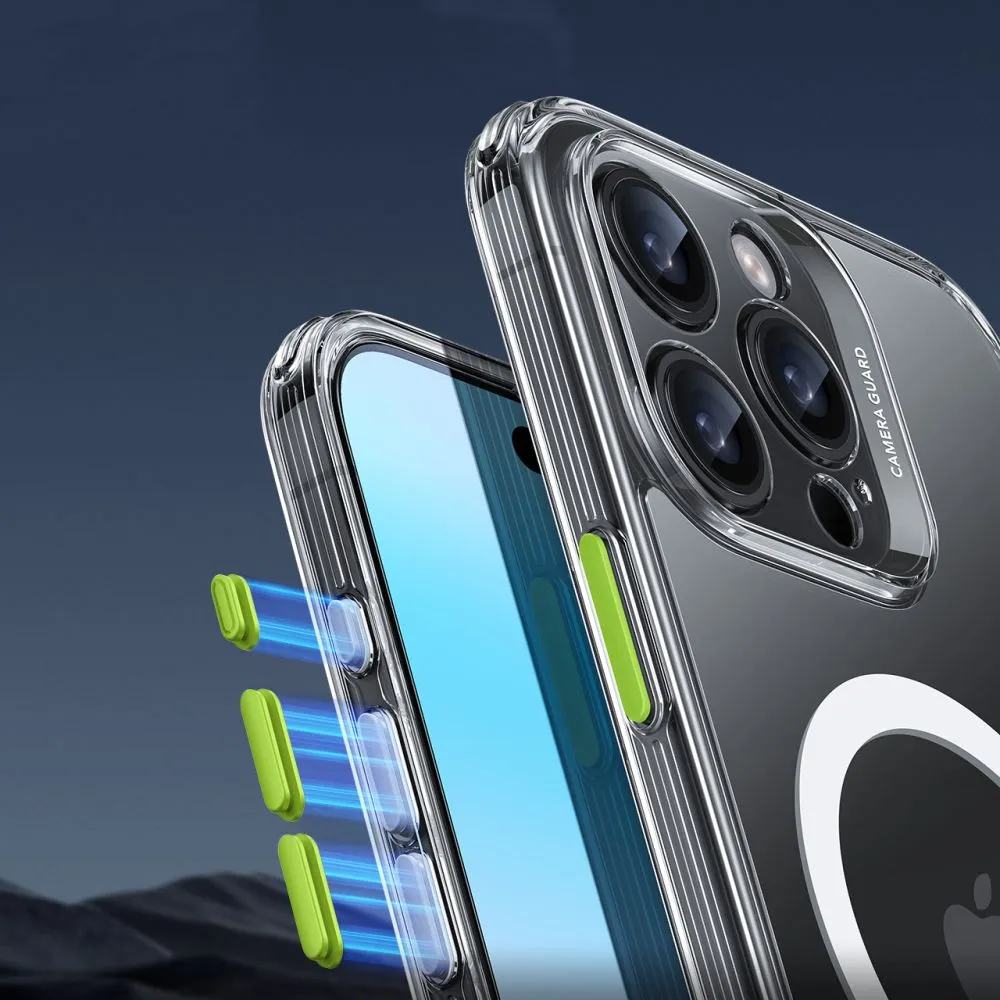 Apple iPhone 16 Pro vāciņš caurspīdīgs ESR CLASSIC PRO SET HALOLOCK MAGSAFE
