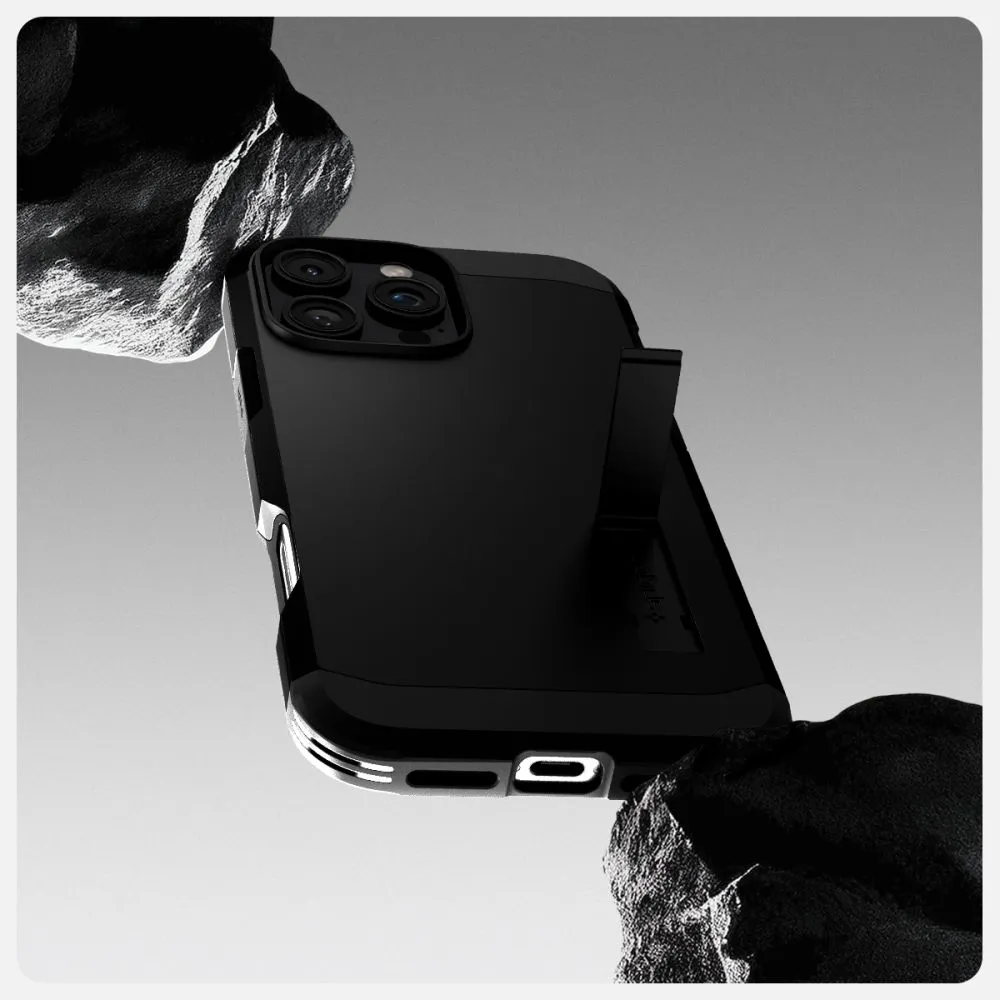 Apple iPhone 16 Pro vāciņš melns SPIGEN TOUGH ARMOR MAG MAGSAFE