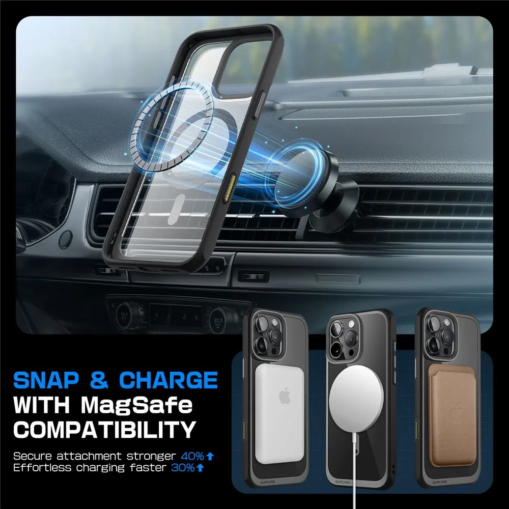 Apple iPhone 16 Pro vāciņš melns SUPCASE UB MAG MAGSAFE