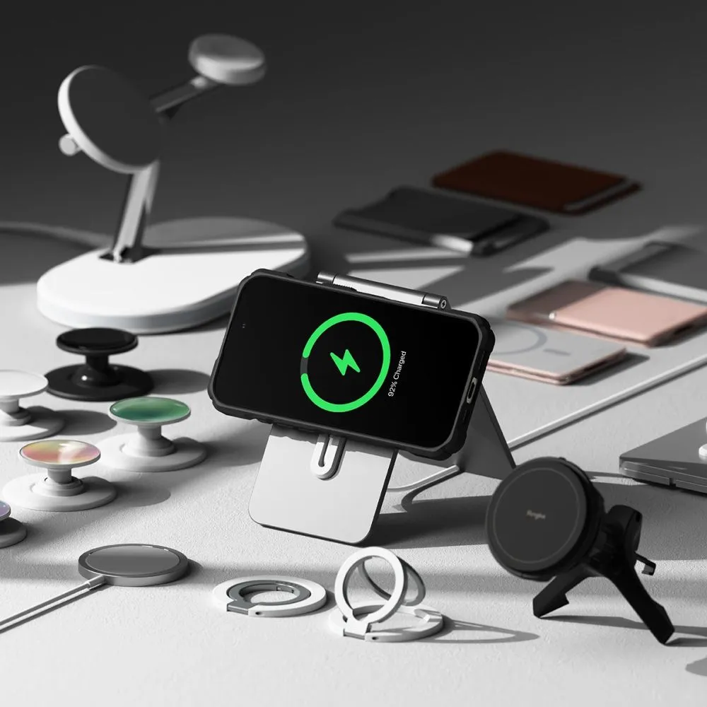 Apple iPhone 16 Pro vāciņš melns RINGKE RUGGED GEAR MAGNETIC MAGSAFE
