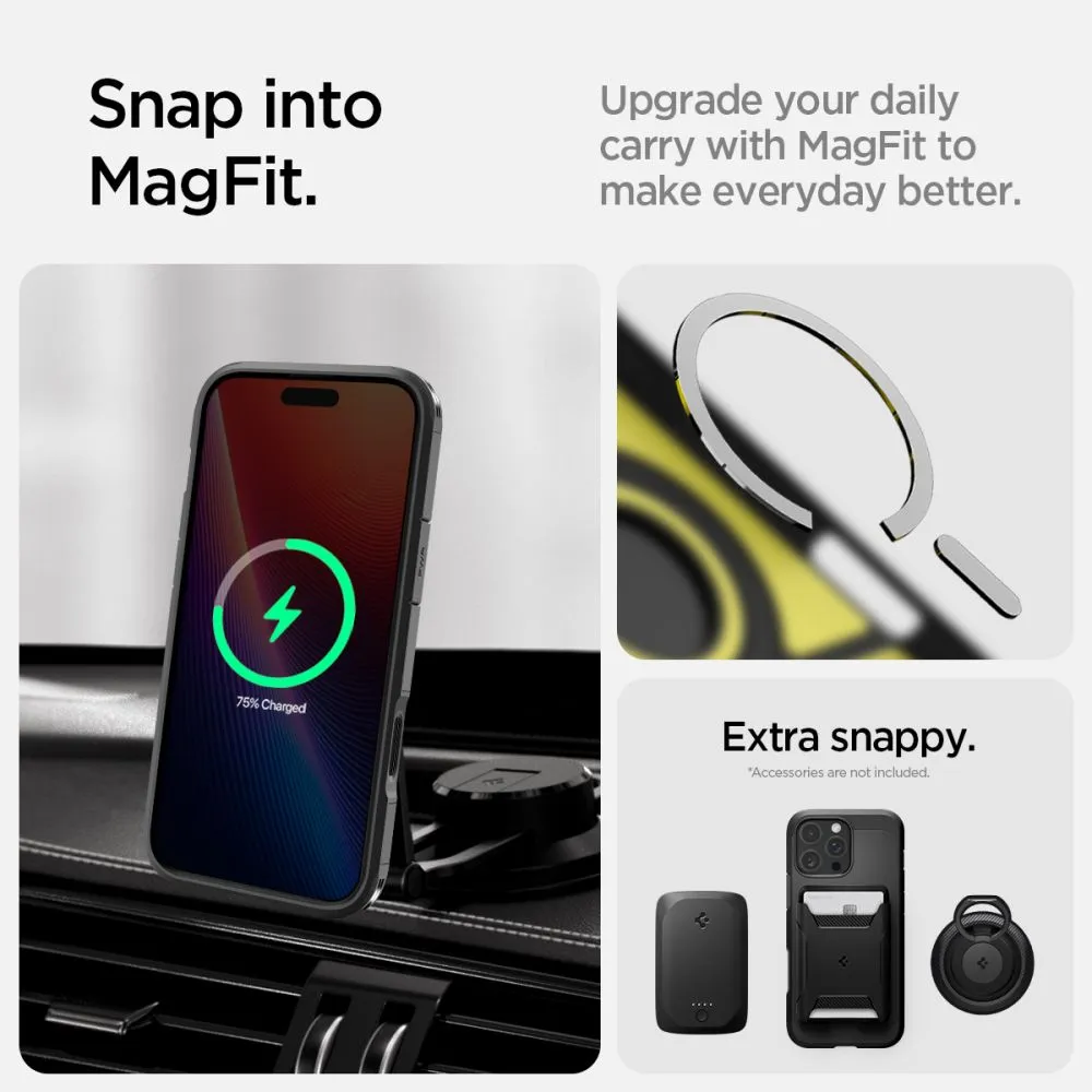 Apple iPhone 16 Pro skal svart SPIGEN TOUGH ARMOR ”T” MAG MAGSAFE