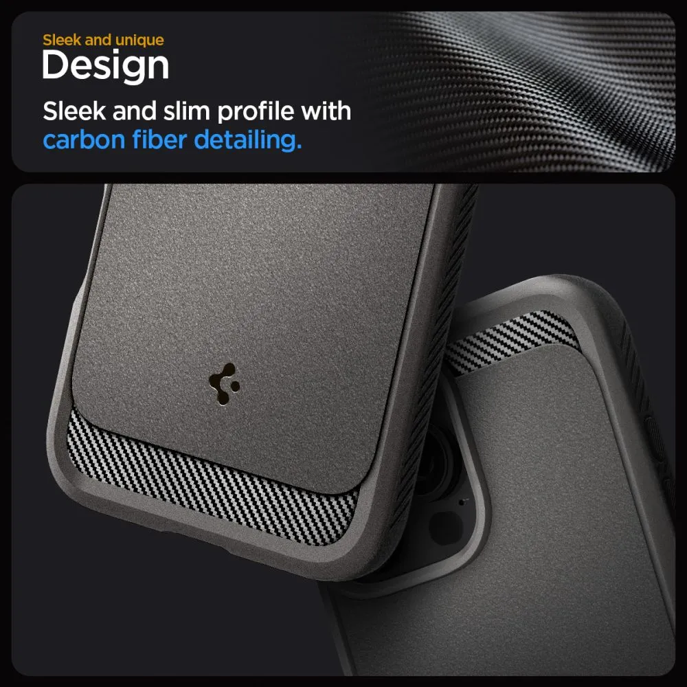 Apple iPhone 16 Pro vāciņš pelēks SPIGEN RUGGED ARMOR MAG MAGSAFE