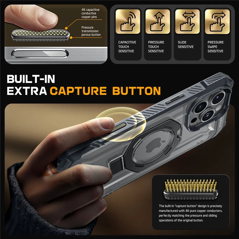 Apple iPhone 16 Pro vāciņš pelēks SUPCASE UB GRIP MAG MAGSAFE