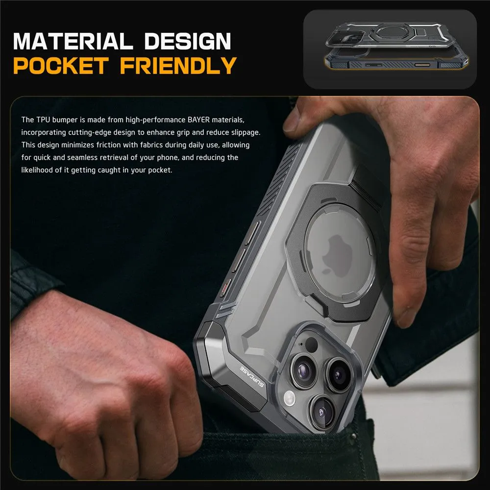 Apple iPhone 16 Pro vāciņš pelēks SUPCASE UB GRIP MAG MAGSAFE