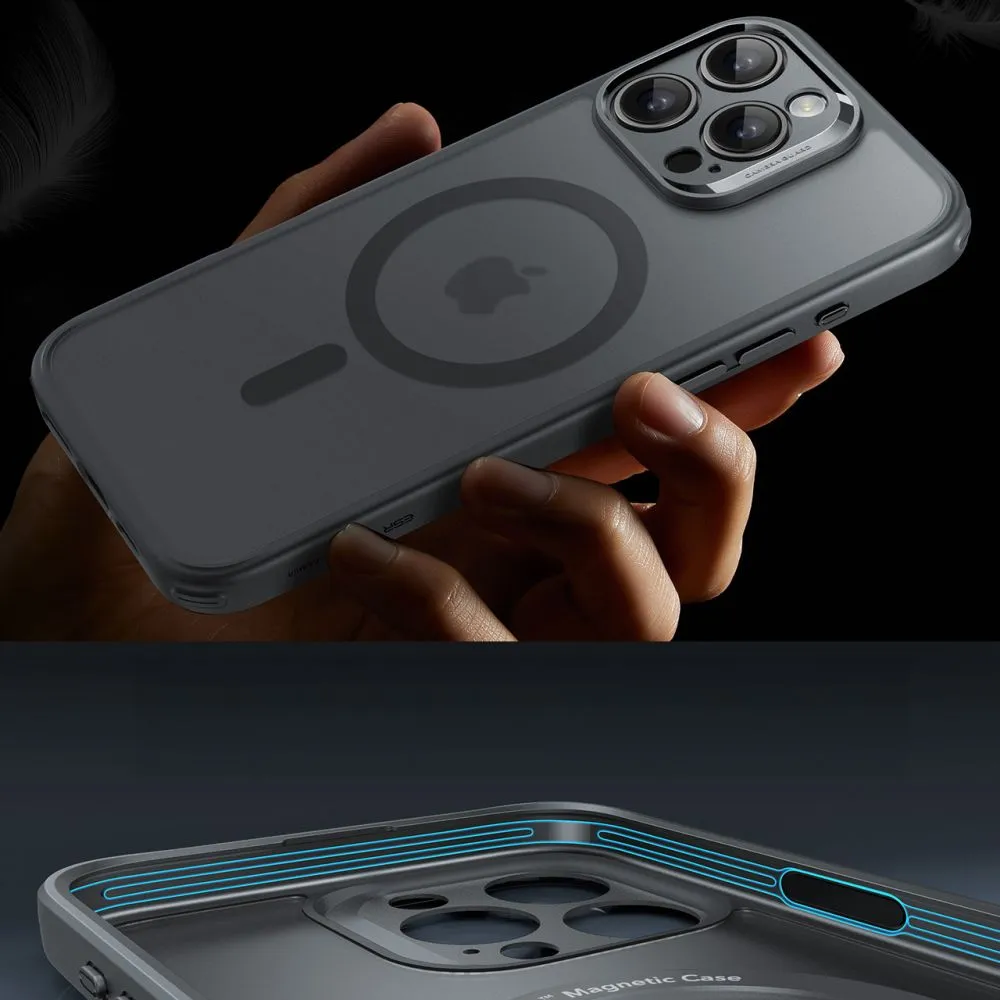 Apple iPhone 16 Pro skal grå ESR CLASSIC PRO SET HALOLOCK MAGSAFE