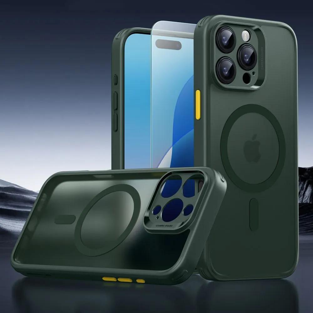 Apple iPhone 16 Pro vāciņš zaļš ESR CLASSIC PRO SET HALOLOCK MAGSAFE