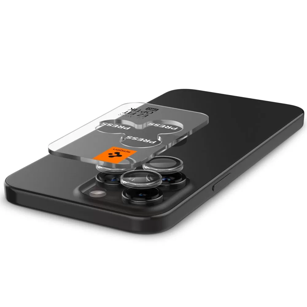 Apple iPhone 16 Pro panssarilasi  SPIGEN OPTIK.TR ”EZ FIT” CAMERA PROTECTOR 2-PACK