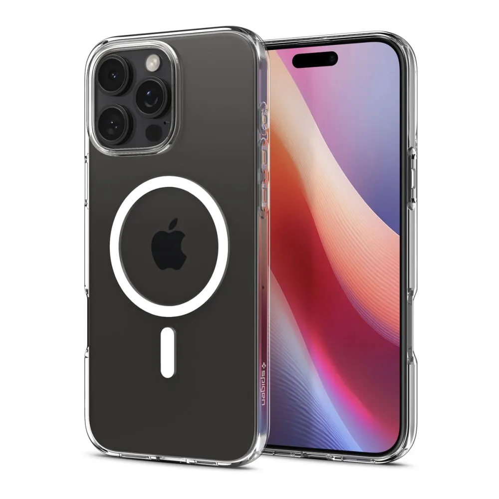 Apple iPhone 16 Pro vāciņš caurspīdīgs SPIGEN LIQUID CRYSTAL MAG MAGSAFE