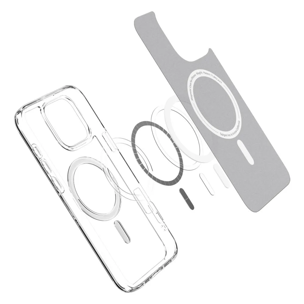 Apple iPhone 16 Pro vāciņš caurspīdīgs SPIGEN ULTRA HYBRID MAG MAGSAFE