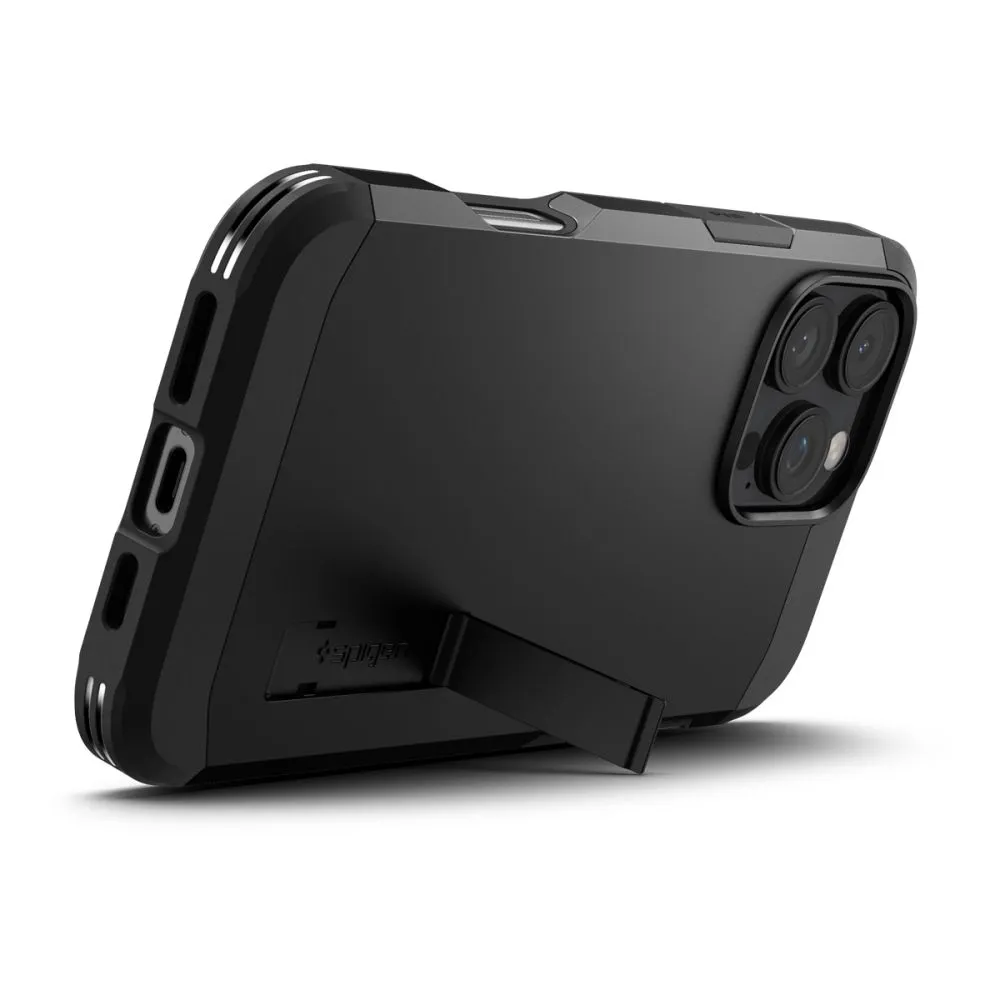 Apple iPhone 16 Pro vāciņš melns SPIGEN TOUGH ARMOR MAG MAGSAFE
