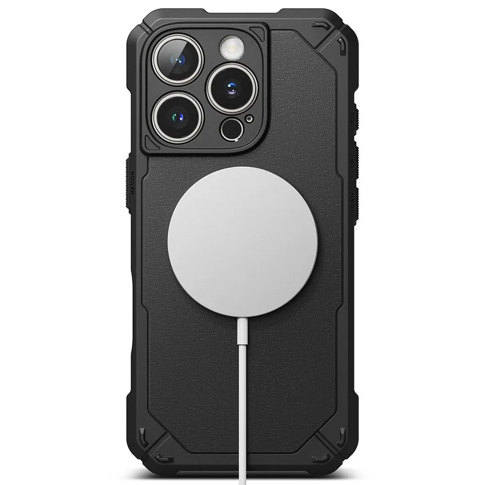 Apple iPhone 16 Pro vāciņš melns RINGKE RUGGED GEAR MAGNETIC MAGSAFE