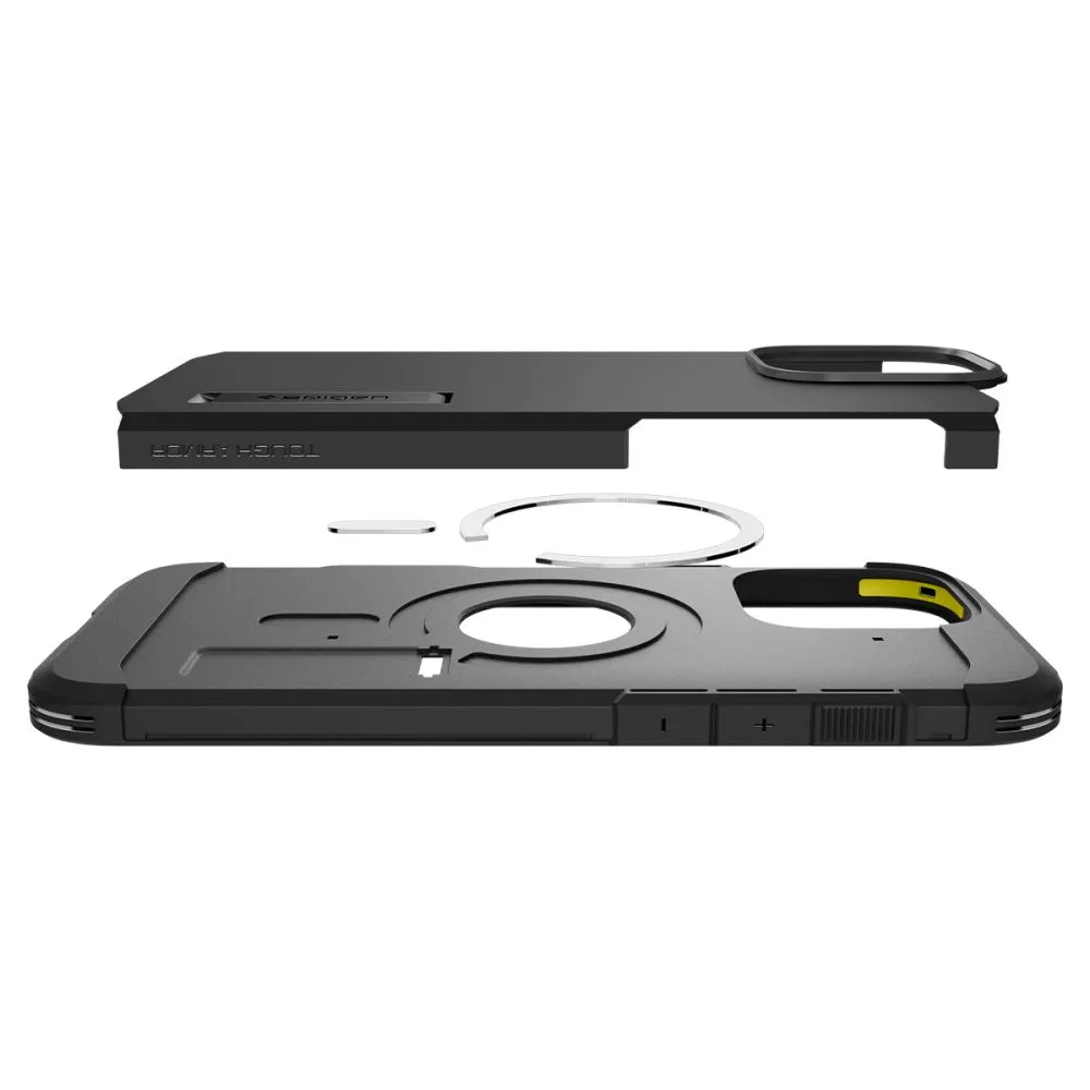 Apple iPhone 16 Pro skal svart SPIGEN TOUGH ARMOR ”T” MAG MAGSAFE