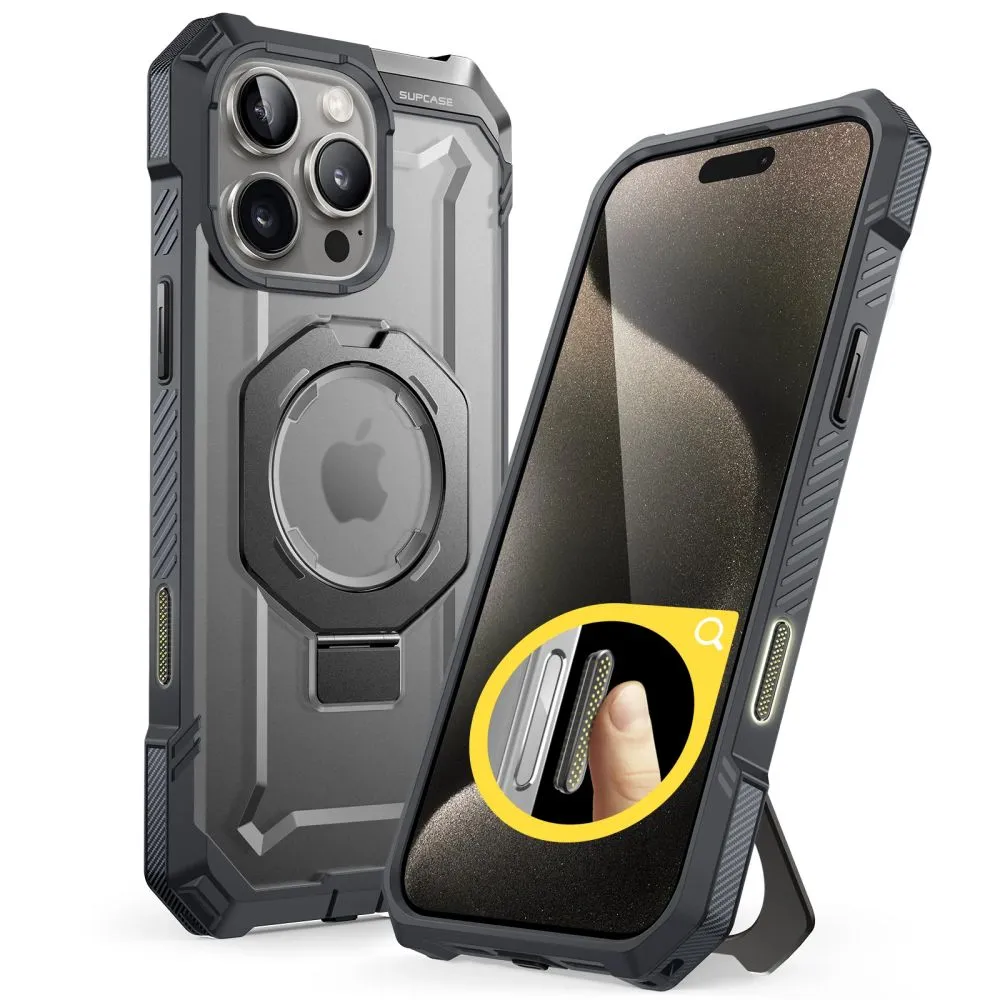 Apple iPhone 16 Pro vāciņš pelēks SUPCASE UB GRIP MAG MAGSAFE