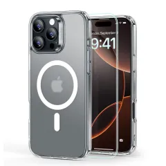 iPhone iPhone 16 Pro vāciņš ESR CLASSIC HYBRID HALOLOCK MAGSAFE & TEMPERED GLASS Apple iPhone 16 Pro